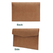 PU Leather Litchi Pattern Sleeve Case For 14 Inch Laptop, Style: Liner Bag + Power Bag  (Dark Brown)