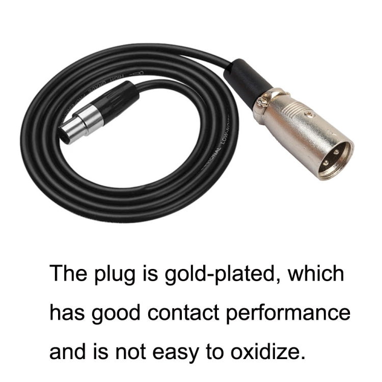 Xlrmini Caron Male To Mini Female Balancing Cable For 48V Sound Card Microphone Audio Cable, Length:3m - Microphone Audio Cable & Connector by PMC TechLife | Online Shopping South Africa | PMC TechLife | Buy Now Pay Later Mobicred