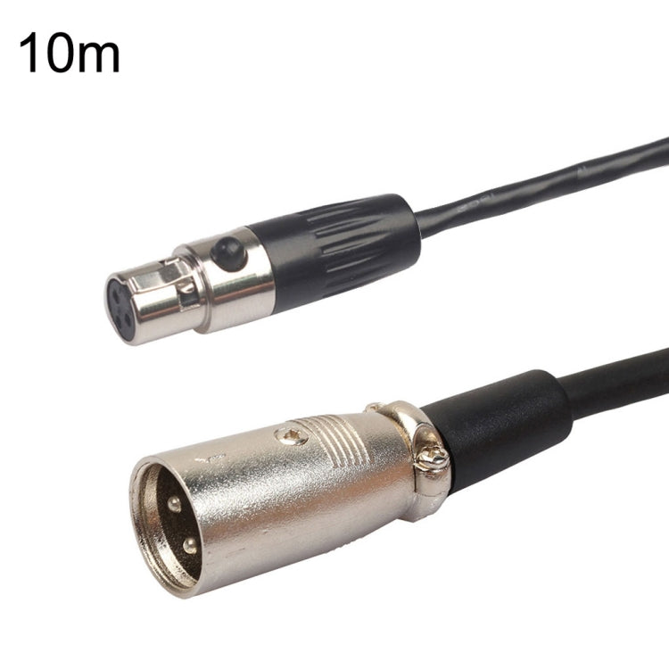 Xlrmini Caron Male To Mini Female Balancing Cable For 48V Sound Card Microphone Audio Cable, Length:10m - Microphone Audio Cable & Connector by PMC TechLife | Online Shopping South Africa | PMC TechLife | Buy Now Pay Later Mobicred