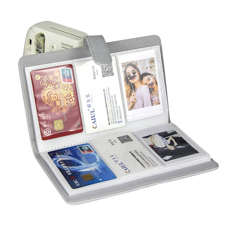 96 Photos Album PU Leather Storage Clip Card Holder Books(Gray) - Photo Albums & Photo Frames by PMC TechLife | Online Shopping South Africa | PMC TechLife
