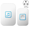 CACAZI A86 Electronic Music Remote Control Doorbell One For One AC Wireless Doorbell, Style:UK Plug(White) - Wireless Doorbell by CACAZI | Online Shopping South Africa | PMC TechLife | Buy Now Pay Later Mobicred