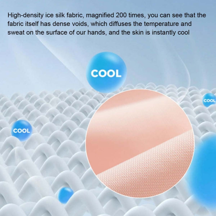 Ladies Sunscreen Gloves Half Finger Ice Silk Gloves,Style: Cent Finger(Blue) - Safety Gloves by PMC TechLife | Online Shopping South Africa | PMC TechLife | Buy Now Pay Later Mobicred