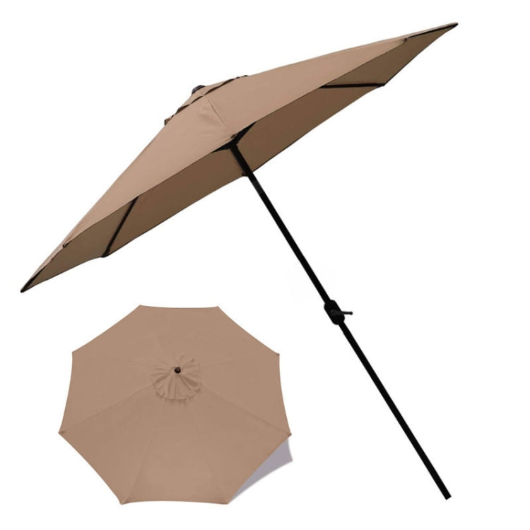Polyester Parasol Replacement Cloth Round Garden Umbrella Cover, Size: Diameter 2.7m 8 Ribs(Khaki) - free shipping - PMC Jewellery - Order now!