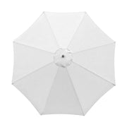 Polyester Parasol Replacement Cloth Round Garden Umbrella Cover, Size: Diameter 3m 8 Ribs(Big Red)