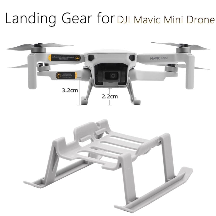 For DJI MAVIC Mini Heightened Tripod Quick Release Landing Gear Holder (Grey) - Mount & Holder by PMC TechLife | Online Shopping South Africa | PMC TechLife | Buy Now Pay Later Mobicred