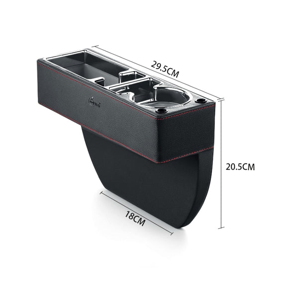 SUSISUN SNH010 Car Seat Gap Storage Box, Style:Positive Drive(Apricot)