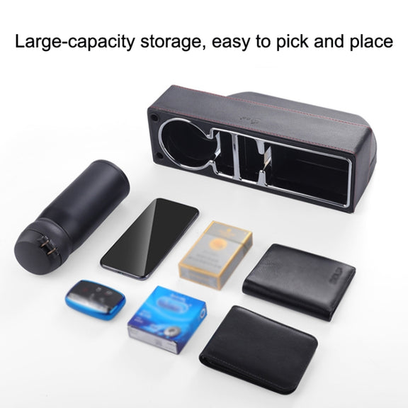 SUSISUN SNH010 Car Seat Gap Storage Box, Style:Positive Drive(Apricot)