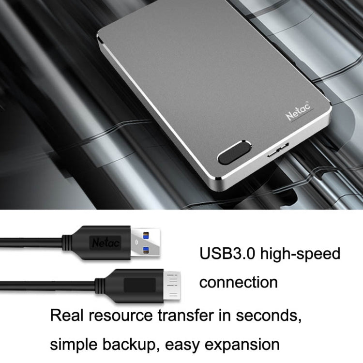 Netac K330 High Speed 2.5 Inch Encrypted Mobile Hard Drive, Capacity: 1TB