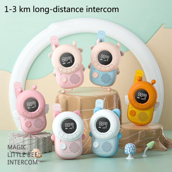 K22 Children Voice Transmission Walkie-Talkie Handheld Wireless Communication Outdoor Parent-Child Interactive Educational Toys, Style: Without Battery(Cat)