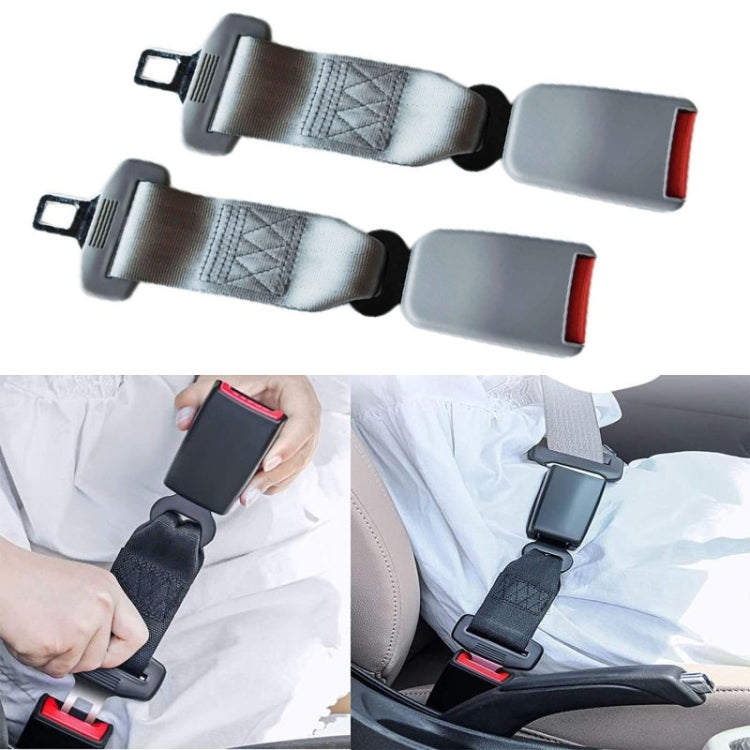 2 PCS Child And Pregnant Woman Car Seat Belt Extender, Length:26cm(Gray) - Seat Belts & Padding by PMC TechLife | Online Shopping South Africa | PMC TechLife | Buy Now Pay Later Mobicred