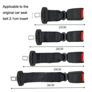 2 PCS Child And Pregnant Woman Car Seat Belt Extender, Length:26cm(Black)