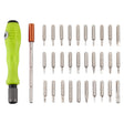 32-in-1 CRV Steel Mobile Phone Disassembly Repair Tool Multi-function Combination Screwdriver Set(Gray Green) - free shipping - PMC TechLife - Order now!