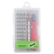 32-in-1 CRV Steel Mobile Phone Disassembly Repair Tool Multi-function Combination Screwdriver Set(Red)