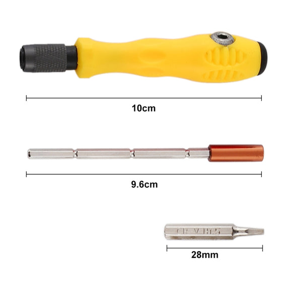 32-in-1 CRV Steel Mobile Phone Disassembly Repair Tool Multi-function Combination Screwdriver Set(Red)