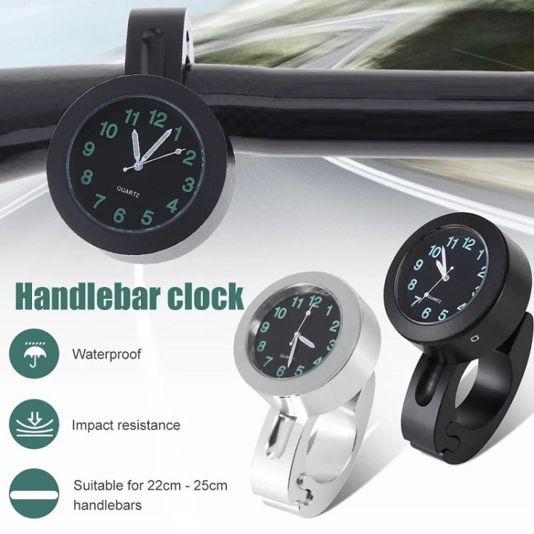 Motorcycle Bike Modified Handlebar Clock Watch(White) - Others by PMC TechLife | Online Shopping South Africa | PMC TechLife