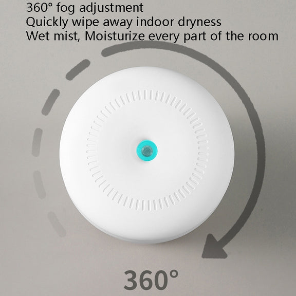 Home Mute Large Capacity Humidifier Office USB Aromatherapy Sprayer(AM-J1 White)