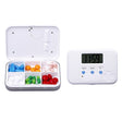 Regular Reminder Compartment Electronic Pill Box 6 Grid Electronic Version Mini Sealed Pill Box(Gray) - free shipping - PMC TechLife - Order now!