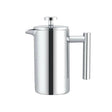 304 Stainless Steel French Pressure Coffee Pot Hand Made Tea Pot, Capacity:350ml - free shipping - PMC TechLife - Order now!