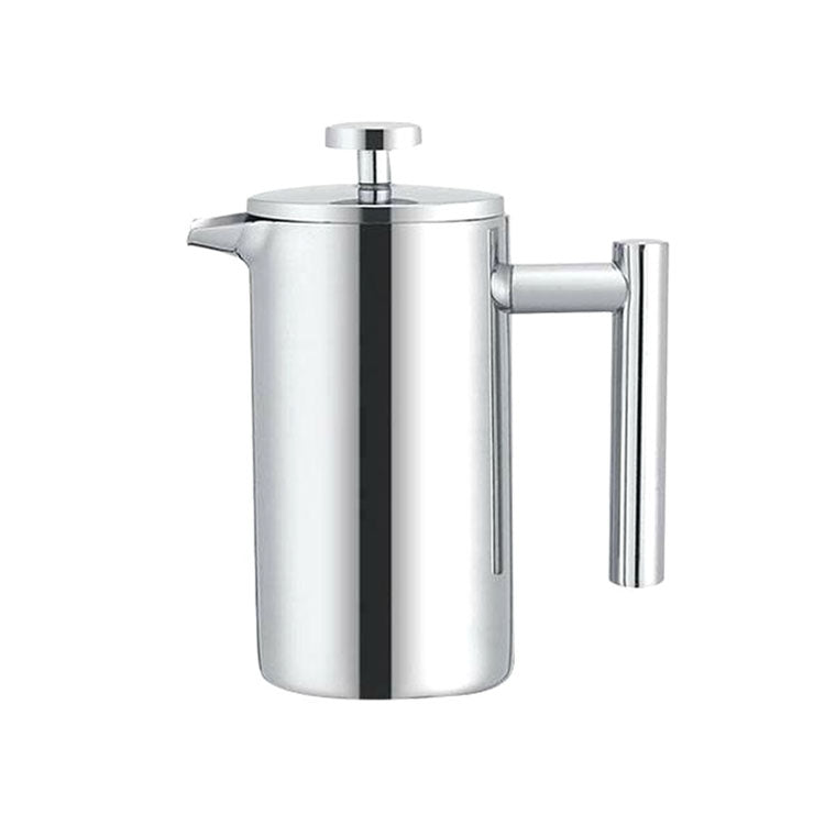 304 Stainless Steel French Pressure Coffee Pot Hand Made Tea Pot, Capacity:350ml - free shipping - PMC TechLife - Order now!