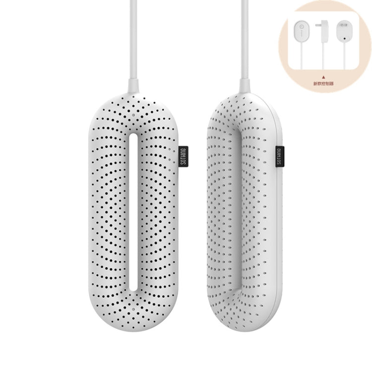 SOTHING 220V Shoe Dryers Deodorization Sterilization Quick Drying Dryer Winter Shoes Heater, CN Plug, Style:Wired Control Timer(White) - free shipping - PMC TechLife - Order now!