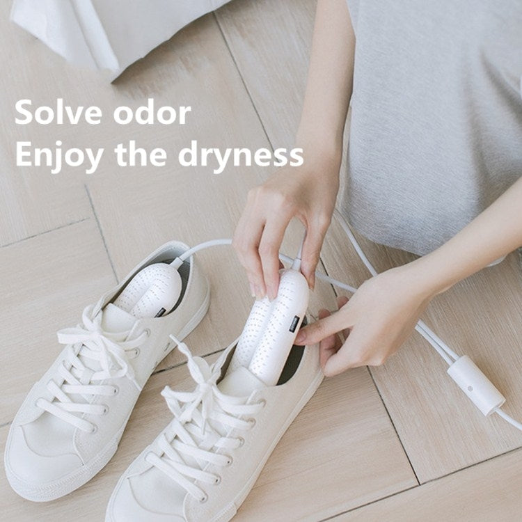 SOTHING 220V Shoe Dryers Deodorization Sterilization Quick Drying Dryer Winter Shoes Heater, CN Plug, Style:Wired Control Timer(Blue)