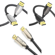 5m 1.4 Version DP Cable Gold-Plated Interface 8K High-Definition Display Computer Cable OD6.0MM 30AWG With Nylon Mesh(Black)
