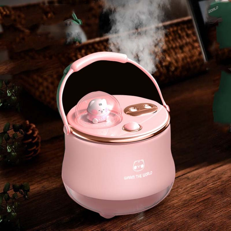 F08 Wired Water Replenishing Double Spray Humidifier LED Night Light Humidifier(Pink) - free shipping - PMC TechLife - Order now!