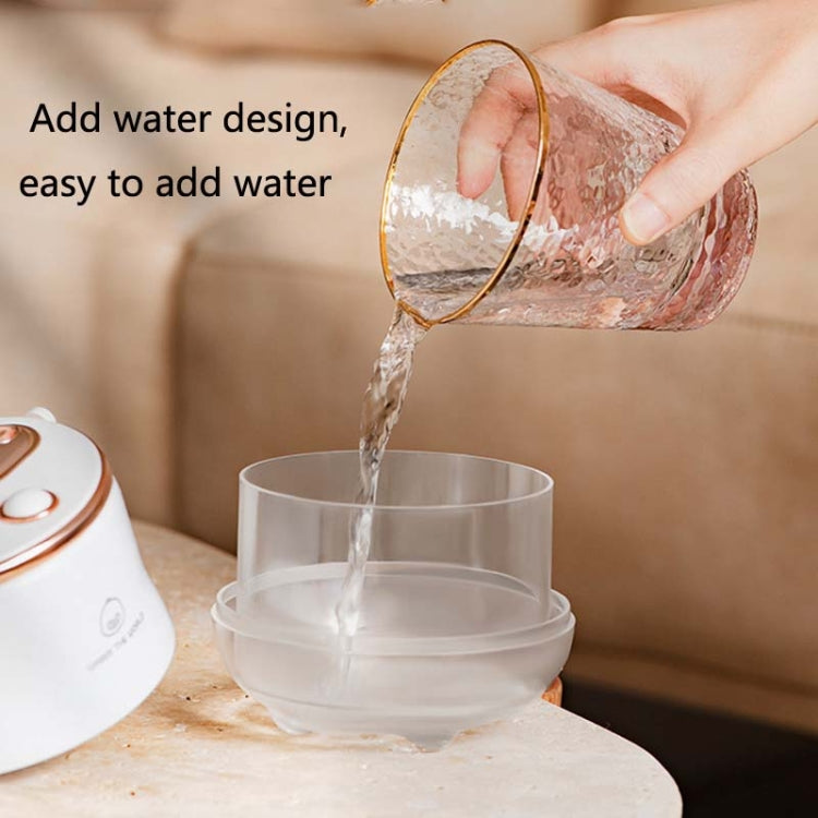 F08 Wired Water Replenishing Double Spray Humidifier LED Night Light Humidifier(Pink)