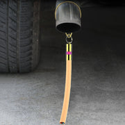 2 PCS P183 Car Anti-Static Elimination Release Device Grounding Strip Car Off-Road Exhaust Pipe Anti-Static Belt, Style: Sedan(Yellow)