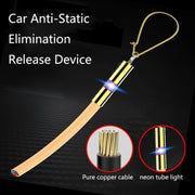 2 PCS P183 Car Anti-Static Elimination Release Device Grounding Strip Car Off-Road Exhaust Pipe Anti-Static Belt, Style: Off-road(Black)