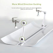 94cm Single Piece Central Air Conditioning Wind Deflector Shield Air-Conditioning Anti Direct Blowing Wind Deflector Board
