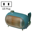 N301 Mini Heater Office Desk Silent Hot Air Heater Household Bedroom Heater US Plug(Emerald) - free shipping - PMC TechLife - Order now!