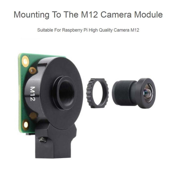 Waveshare WS1053516 For Raspberry Pi M12 High Resolution Lens, 16MP, 105 Degree FOV, 3.56mm Focal length 23966