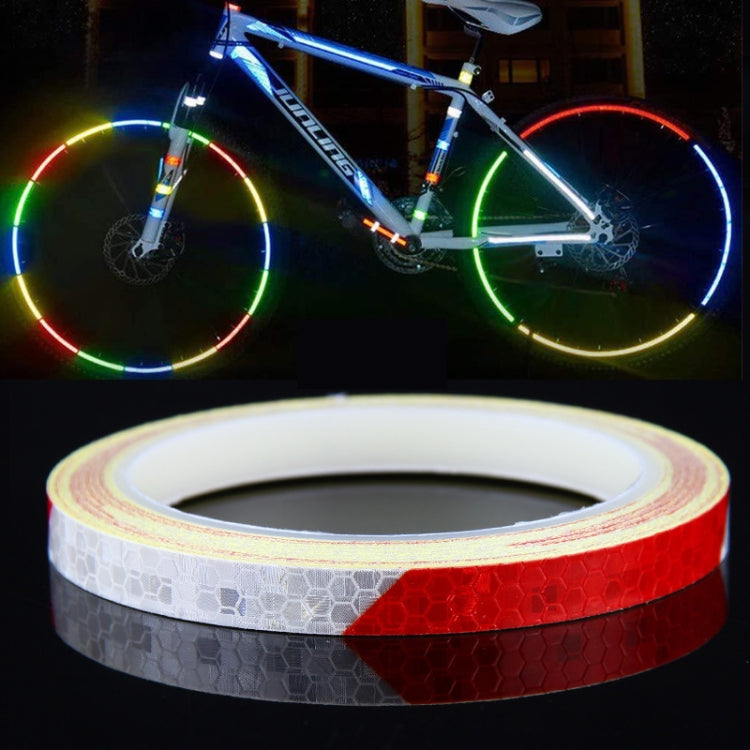 3 Rolls Bicycle Mountain Bike Motorcycle Sticker Car Contour Reflective Sticker Night Riding Reflective Sticker 1 x 800cm(Red White) - Decorative Accessories by PMC TechLife | Online Shopping South Africa | PMC TechLife | Buy Now Pay Later Mobicred