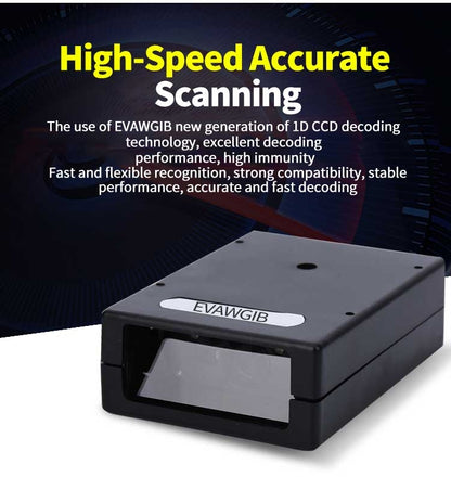 EVAWGIB DL-X720 Red Light 1D Barcode Scanning Recognition Engine, Interface:USB - free shipping - PMC Jewellery - Order now!
