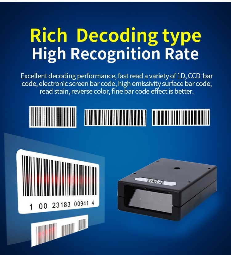 EVAWGIB DL-X720 Red Light 1D Barcode Scanning Recognition Engine, Interface:TTL - free shipping - PMC Jewellery - Order now!