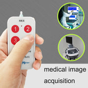 HK-4 4 Keys Custom PS Shortcut Keys Medical USB Keypad, Cable Length: 2m, Style:Without Anti-skid Stand