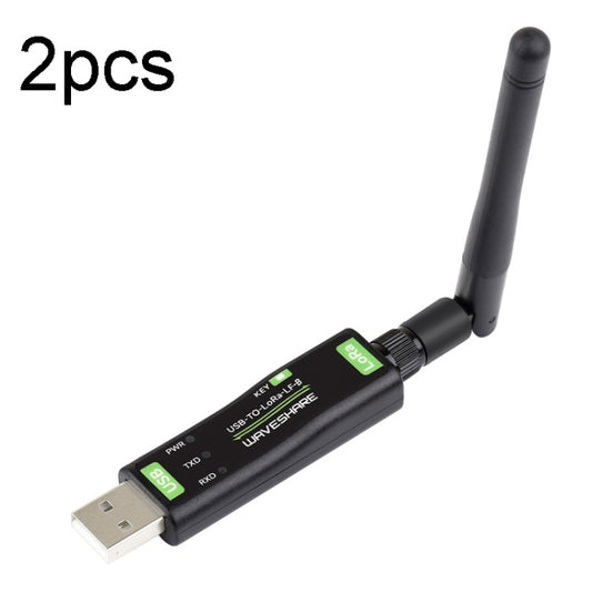 2pcs Waveshare 24514 USB To LoRa Data Transfer Module Based On SX1262 LF Version Using XTAL Crystal Oscillator - free shipping - PMC Jewellery - Order now!