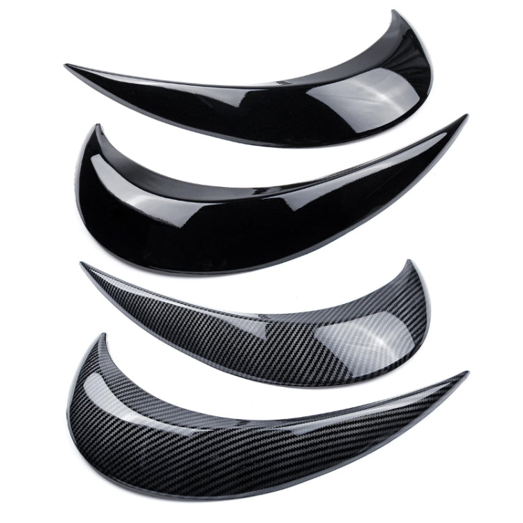 Headlight Eyebrow Modified Car Sticker For Volkswagen Beetle 2012-2018(Carbon Fiber Pattern)