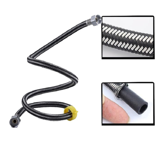 304 Stainless Steel Metal Weave High-pressure Explosion-proof Hot And Cold Water Inlet Hose, Size:40 cm