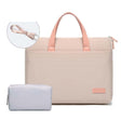For MacBook 15.6-16.1 Inches MAHOO 10188 Ultra-Thin Hand Computer Bag Messenger Laptop Bag, Color:Khaki+Gray PU Power Bag - free shipping - PMC TechLife - Order now!