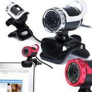 HXSJ A859 480P Computer Network Course Camera Video USB Camera Built-in Sound-absorbing Microphone(No Camera Function  Red)
