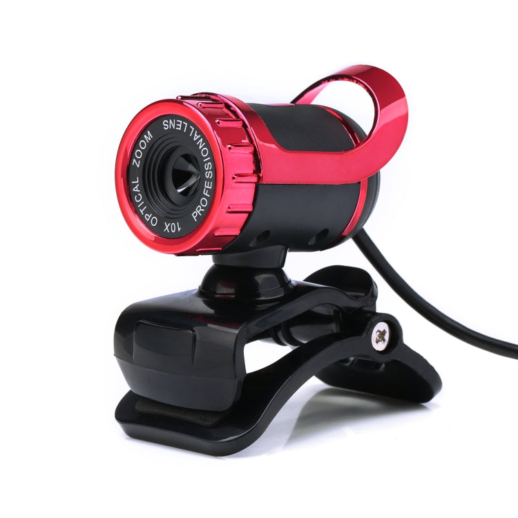 HXSJ A859 480P Computer Network Course Camera Video USB Camera Built-in Sound-absorbing Microphone(Red) - free shipping - PMC Jewellery - Order now!