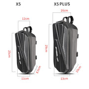WHEEL UP X5 EVA Hard Shell Balance Bike Front Bag Electric Scooter Bicycle Front Bag Electric Folding Handle Bag, Size:X5-2L