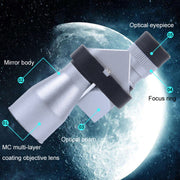 FEIRSH 8x20 Monocular Corner Telescope Outdoor Low Light Night Vision Portable Telescope(Metal Optical Red Film)