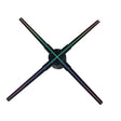 56CM KY-4 WIFI Holographic 3D Fan Shape LED Advertising Machine, Resolution: 1024 x 638 Pixels, Plug Type:UK Plug - LED Projector by PMC TechLife | Online Shopping South Africa | PMC TechLife | Buy Now Pay Later Mobicred