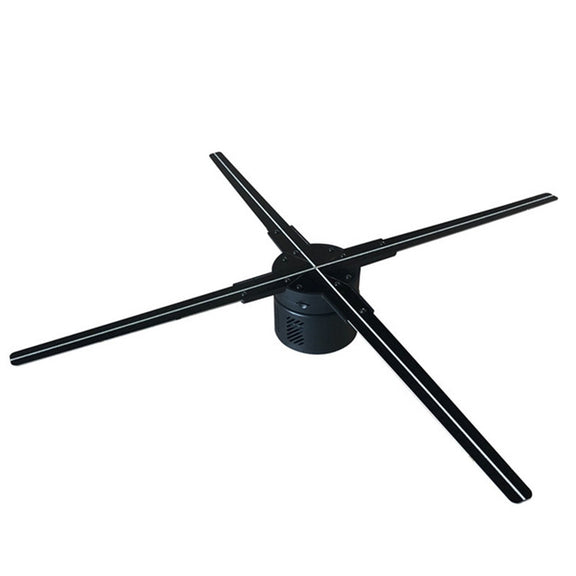 56CM KY-4 WIFI Holographic 3D Fan Shape LED Advertising Machine, Resolution: 1024 x 638 Pixels, Plug Type:CN Plug