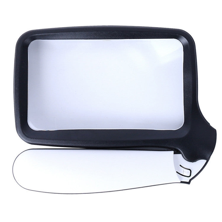 2X Handheld Folding Five LED Lights For Elderly People Reading Newspapers HD Acrylic Optical Lens Magnifying Glass - Hand Held Style by PMC TechLife | Online Shopping South Africa | PMC TechLife | Buy Now Pay Later Mobicred