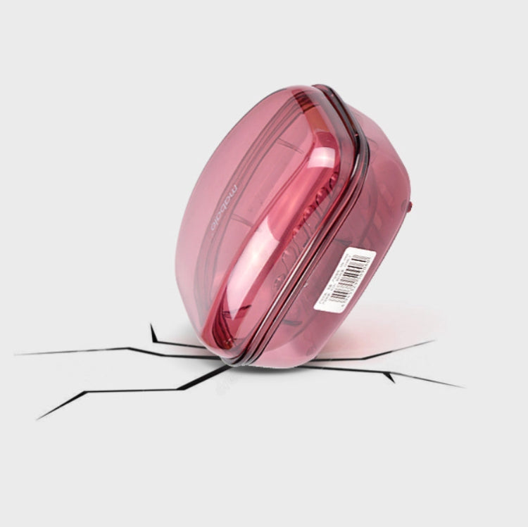 Bathroom Soap Box Transparent With Lid Drain Seal Travel Portable Double Layer Laundry Soap Box(Gray) - Storage Boxes by PMC TechLife | Online Shopping South Africa | PMC TechLife | Buy Now Pay Later Mobicred