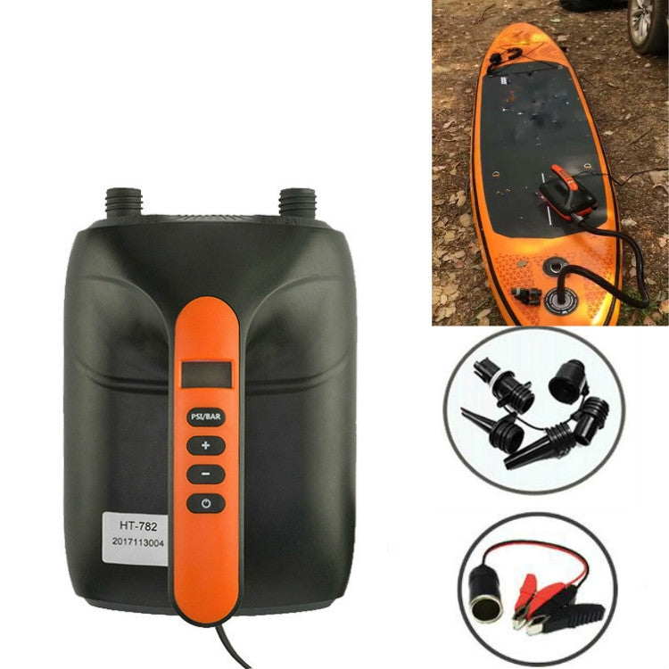 SUP Surf Paddle Board Canoe Inflatable Boat Car High Pressure Electric Air Pump, Specification:782High-pressure Pump+Battery Folder - Inflatable Pump by PMC TechLife | Online Shopping South Africa | PMC TechLife